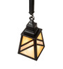 Meyda 5" Square Santa Fe Mini Pendant - 232841