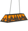 Meyda 48" Long Tall Pines Oblong Pendant - 234661