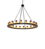 Meyda 60" Wide Loxley 20 Light Chandelier - 235046