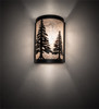Meyda 8" Wide Tall Pines Wall Sconce - 235698