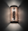 Meyda 5" Wide Tall Pines Wall Sconce - 236746