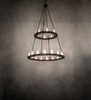 Meyda 54" Wide Loxley 24 Light Two Tier Chandelier - 237115