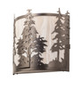 Meyda 12" Wide Tall Pines Wall Sconce - 240270