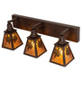 Meyda 28" Wide Winter Pine 3 Light Vanity Light - 241799