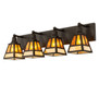 Meyda 36" Wide "t" Mission 4 Light Vanity Light - 243049