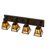 Meyda 36" Wide "t" Mission 4 Light Vanity Light - 243049