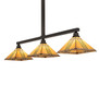 Meyda 62" Long Prairie Corn 3 Light Island Pendant - 243955