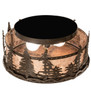 Meyda 16" Wide Tall Pines Flushmount - 245545