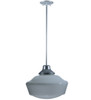 Meyda 16" Wide Revival Schoolhouse W/traditional Globe Pendant - 245696