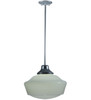 Meyda 16" Wide Revival Schoolhouse W/traditional Globe Pendant - 245696