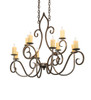 Meyda 48" Long Clifton 10 Light Oblong Chandelier - 247230