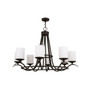 Meyda 48" Wide Octavia 8 Light Chandelier - 247296