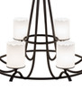 Meyda 48" Wide Octavia 8 Light Chandelier - 247296