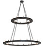 Meyda 60" Wide Loxley 28 Light Two Tier Chandelier - 247852