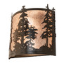 Meyda 12" Wide Tall Pines Wall Sconce - 249114