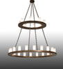 Meyda 60" Wide Loxley 28 Light Two Tier Chandelier - 250085