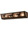 Meyda 24" Wide Running Horses Vanity Light - 250529