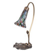 Meyda 16" High Stained Glass Pond Lily Accent Lamp - 251572