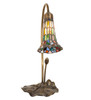 Meyda 16" High Stained Glass Pond Lily Accent Lamp - 251572