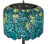 Meyda 62" High Tiffany Wisteria Floor Lamp - 252160