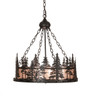 Meyda 23" Wide Tall Pines Inverted Pendant - 252351