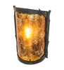 Meyda 6" Wide Leaf Edge Wall Sconce - 252639