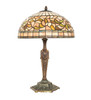 Meyda 23" High Tiffany Turning Leaf Table Lamp - 253820