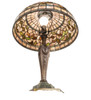 Meyda 23" High Tiffany Turning Leaf Table Lamp - 253820