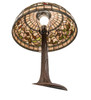 Meyda 23" High Tiffany Turning Leaf Table Lamp - 253821
