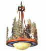 Meyda 18" Wide Pine Lake Cedar Inverted Pendant - 254471