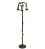 Meyda 58" High Stained Glass Pond Lily 3 Light Floor Lamp - 255134