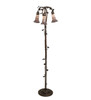 Meyda 58" High Stained Glass Pond Lily 3 Light Floor Lamp - 255137