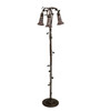 Meyda 58" High Stained Glass Pond Lily 3 Light Floor Lamp - 255137