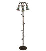 Meyda 58" High Stained Glass Pond Lily 3 Light Floor Lamp - 255141