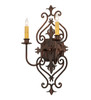 Meyda 11" Wide Louisa 2 Light Wall Sconce - 255155