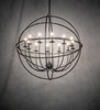 Meyda 42" Wide Atom Enerjisi 12 Light Chandelier - 256204