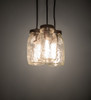 Meyda 9" Wide Mason Jar 3 Light Pendant - 257346