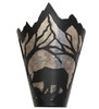 Meyda 8" Wide Bear At Dawn Wall Sconce - 258065