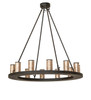 Meyda 42" Wide Loxley 12 Light Chandelier - 258395