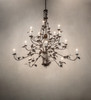 Meyda 72" Wide Oak Leaf 15 Light Chandelier - 258908