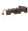 Meyda 27" Wide Running Horses 3 Light Vanity Light - 259225