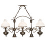 Meyda 48" Long Sunbury 3 Light Island Pendant - 259845