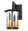 Meyda 10" Wide Fulton Tall Pines Wall Sconce - 260345