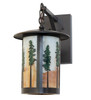 Meyda 10" Wide Fulton Tall Pines Wall Sconce - 260345