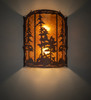 Meyda 12" Wide Tall Pines Wall Sconce - 260435