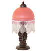 Meyda 17" High Roussillon Cherub With Lantern Mini Lamp - 260705