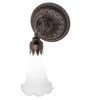 Meyda 5.5" Wide White Tiffany Pond Lily Wall Sconce - 261101