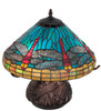 Meyda 17" High Tiffany Dragonfly Table Lamp - 261259