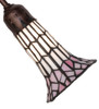 Meyda 19" Wide Stained Glass Pond Lily 4 Light Fan Light - 261518