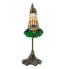 Meyda 15" High Stained Glass Pond Lily Accent Lamp - 27084